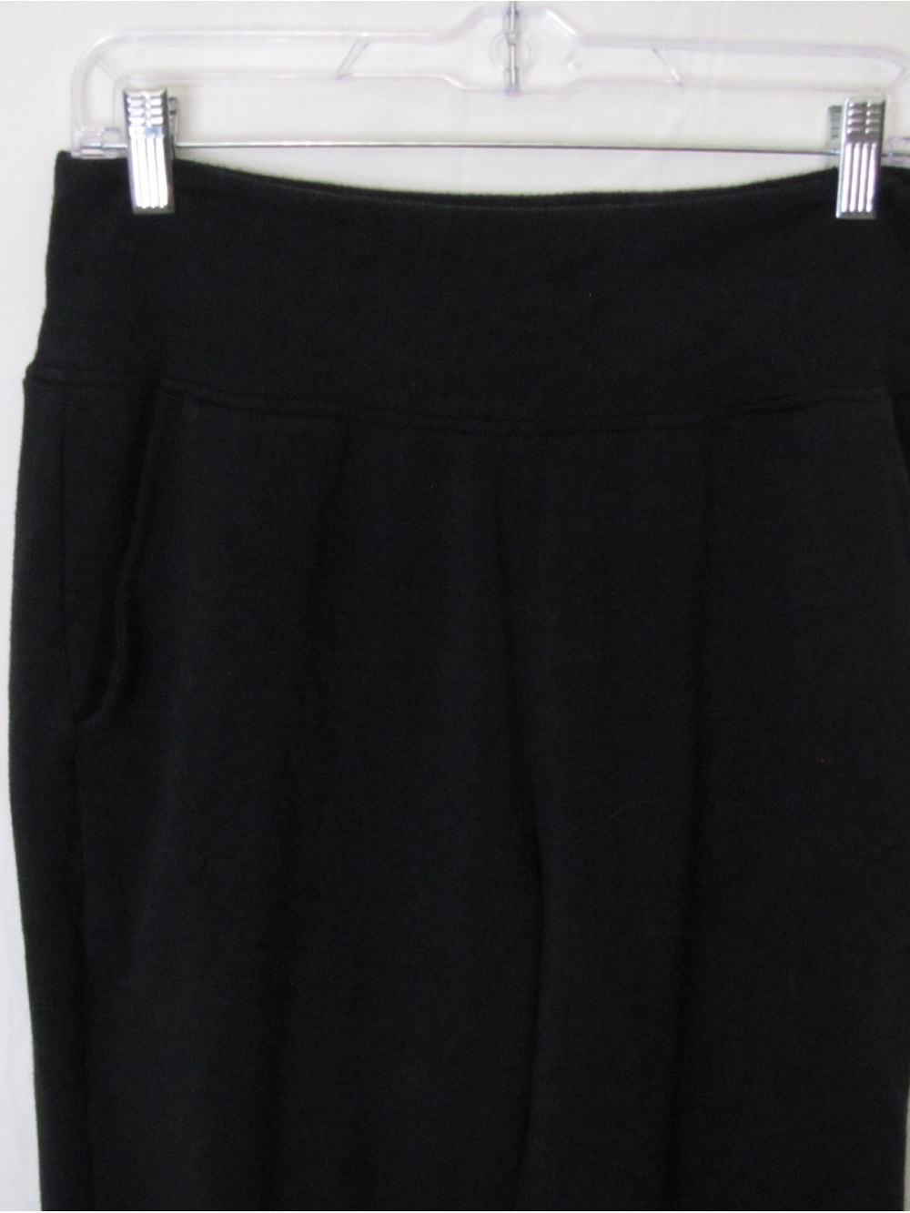 Athleta Black Knit Jogger Pants - Picture 2 of 10